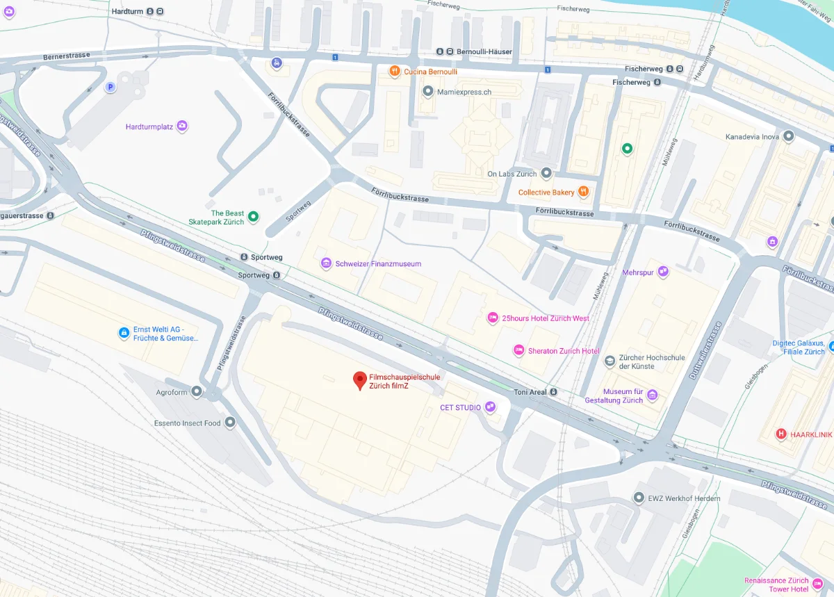 Standort filmZ auf Google Maps Karte